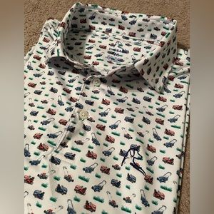 Rhoback men’s size M lawnmower polo